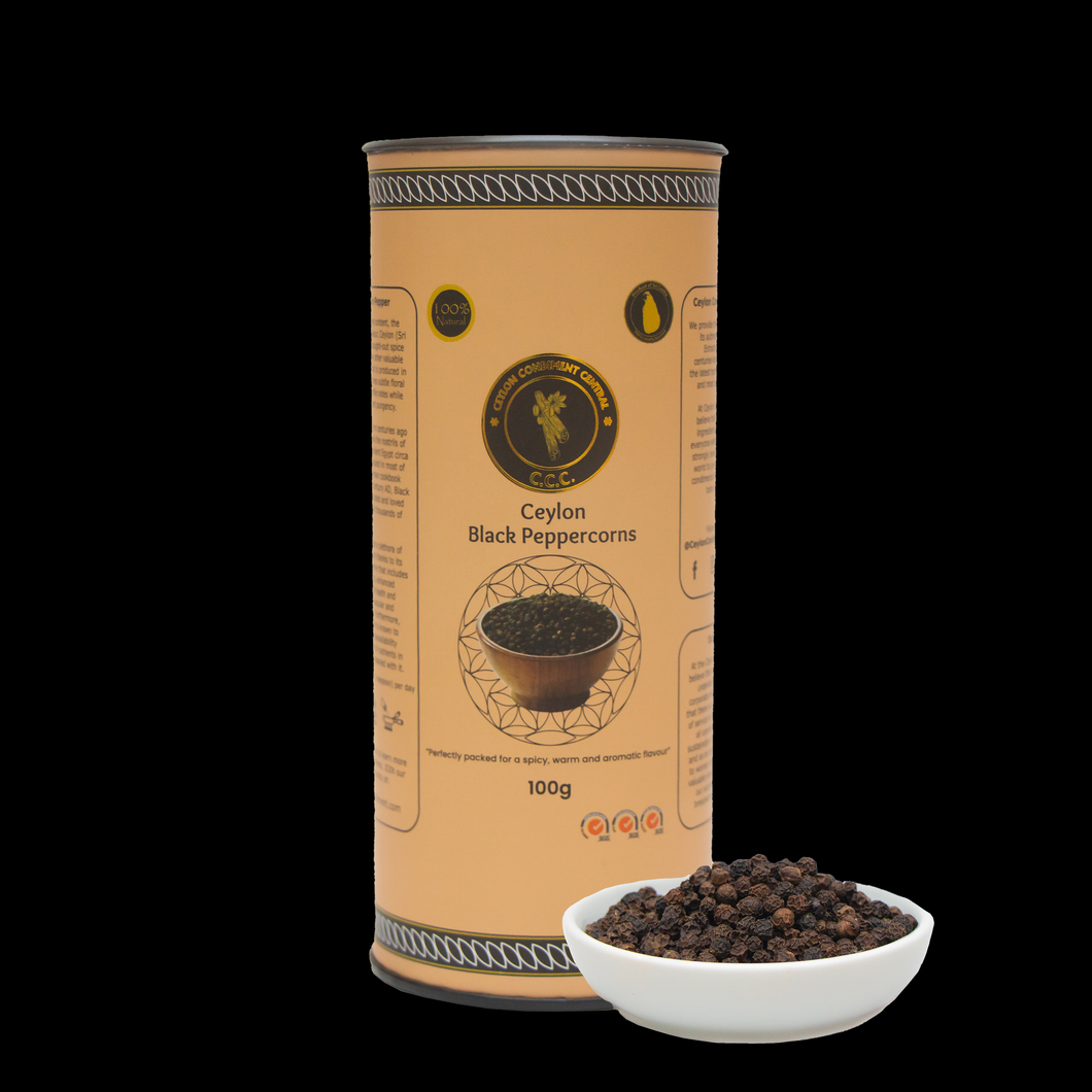 Ceylon Black Peppercorn | Perfectly Packed for a Spicy, Warm and Aromatic Flavour